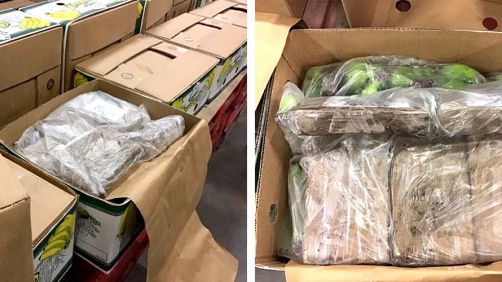 Duizend kilo cocaïne gevonden tussen bananen 10
