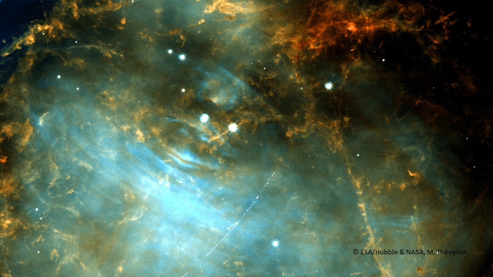 Hubble legt asteroïde vast die de Crab Nebula trakteert op een fotobom 17