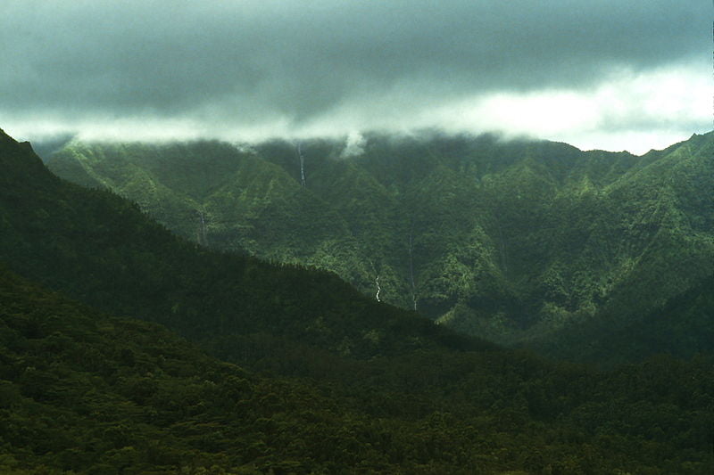 Mount Waialeale is één van de natste plekken op aarde