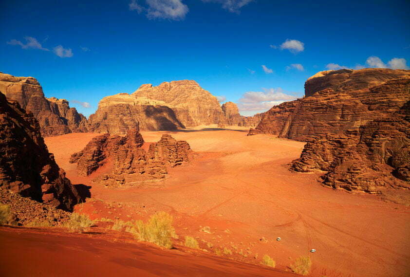 Wadi Rum woestijn, Jordanië