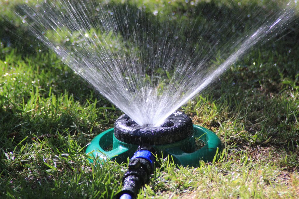 hoeveel water heb je nodig om de tuin te sproeien