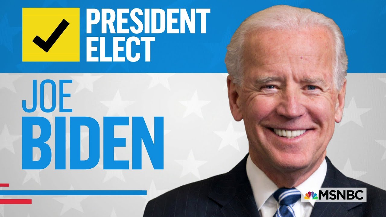 Joe Biden is de nieuwe president van Amerika 16