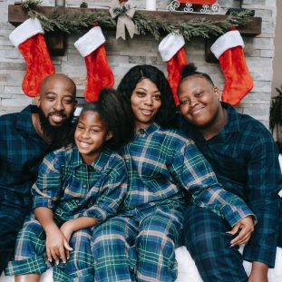 Een familiefoto met kerst maken 24