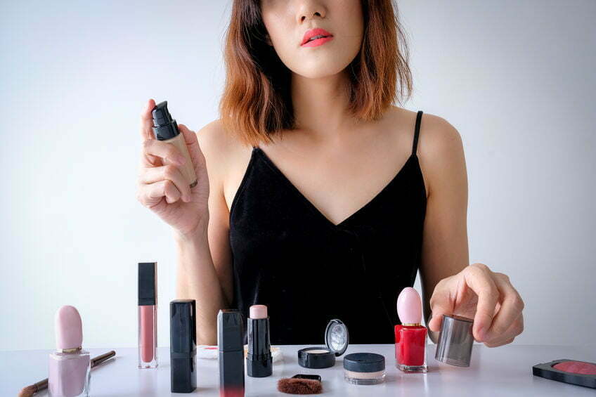 chinese reclame make-up reinigingsdoekjes