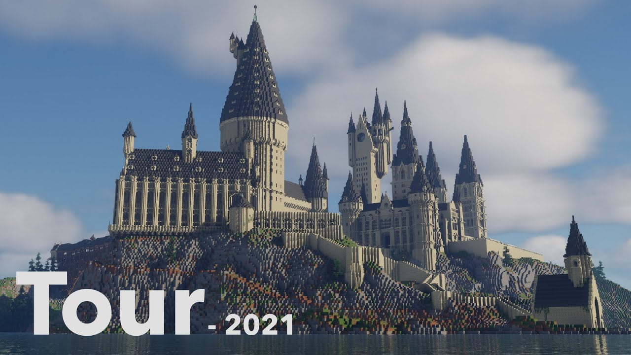 Zo ziet Harry Potter-kasteel Zweinstein eruit in Minecraft 11