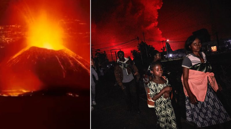 Vulkaanuitbarsting in Congo kost meerdere mensen het leven 10
