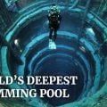 Video: Dit is het diepste zwembad ter wereld 14