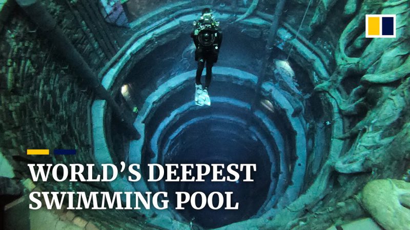 Video: Dit is het diepste zwembad ter wereld 13