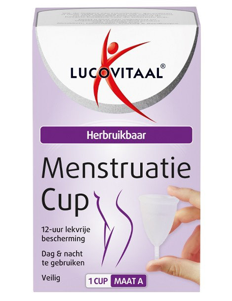 Lucovitaal Menstruatie Cup Maat A - 1 Stuk