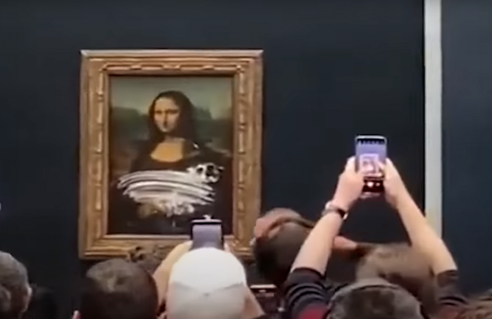 Mona Lisa kreeg een taart (maar er was geen feest) 11