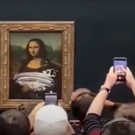 Mona Lisa kreeg een taart (maar er was geen feest) 16