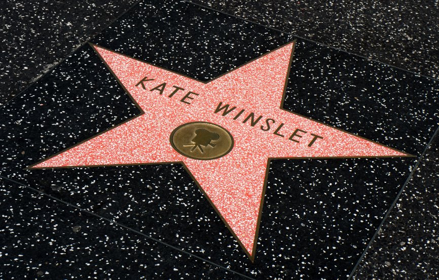 Kate Winslet gevallen