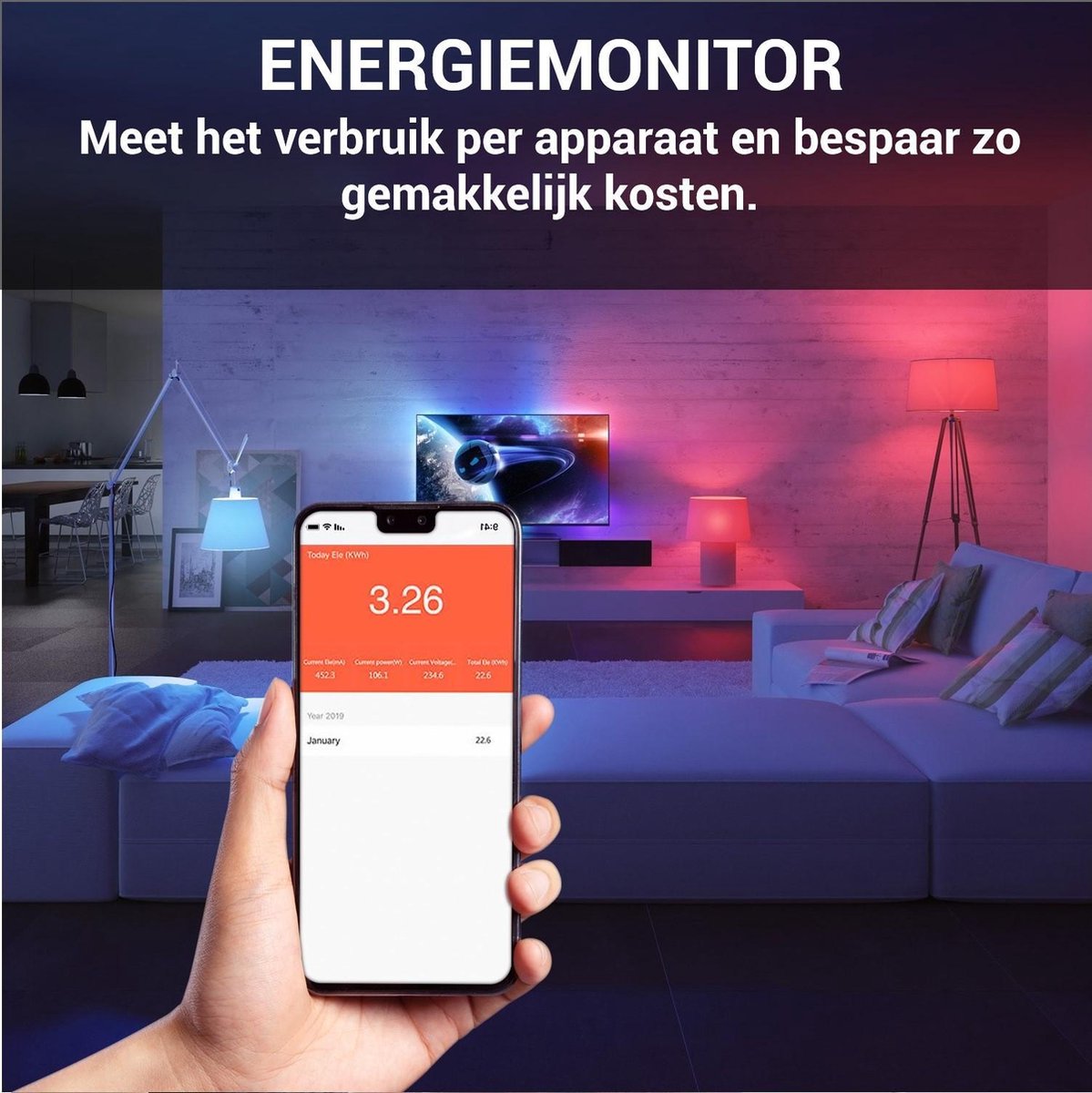 Smartify Slimme Stekker - Incl. Tijdschakelaar & Energiemeter 11