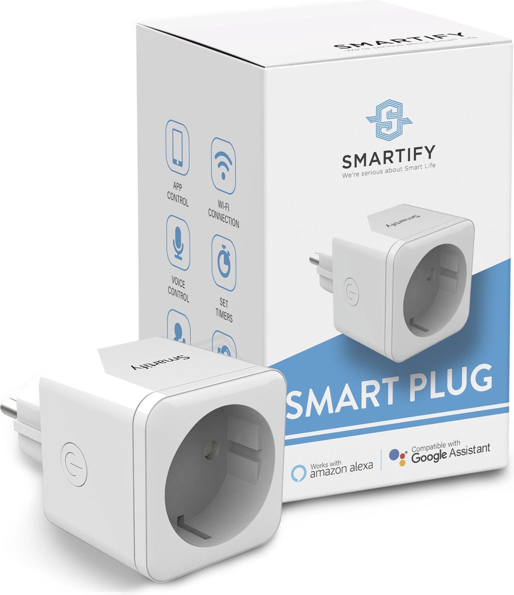 Smartify Slimme Stekker incl. tijdschakelaar en energiemeter