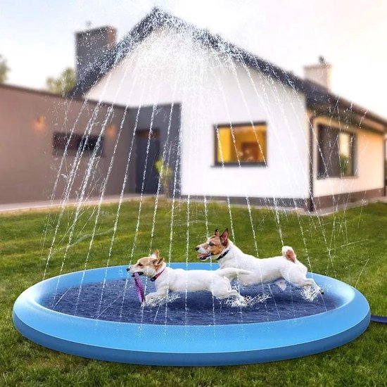 Hondenzwembad met watersproeier 150cm