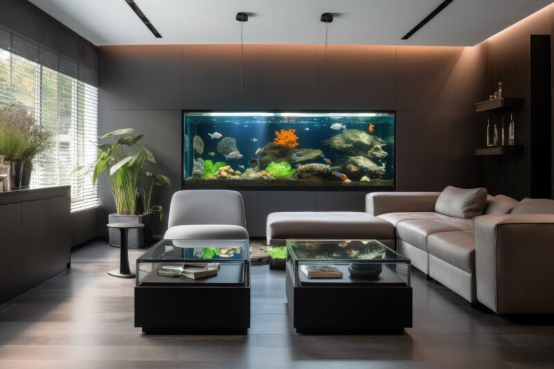 Alles over een geïntegreerd aquarium in je interieur 25