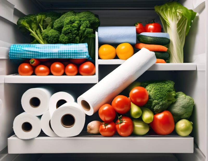 toiletpapier in koelkast