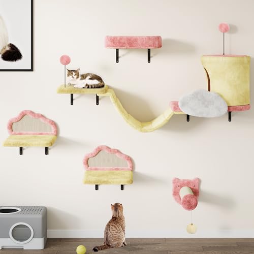 Geef je kat avontuur met deze 6-delige YITAHOME klimwand! 37