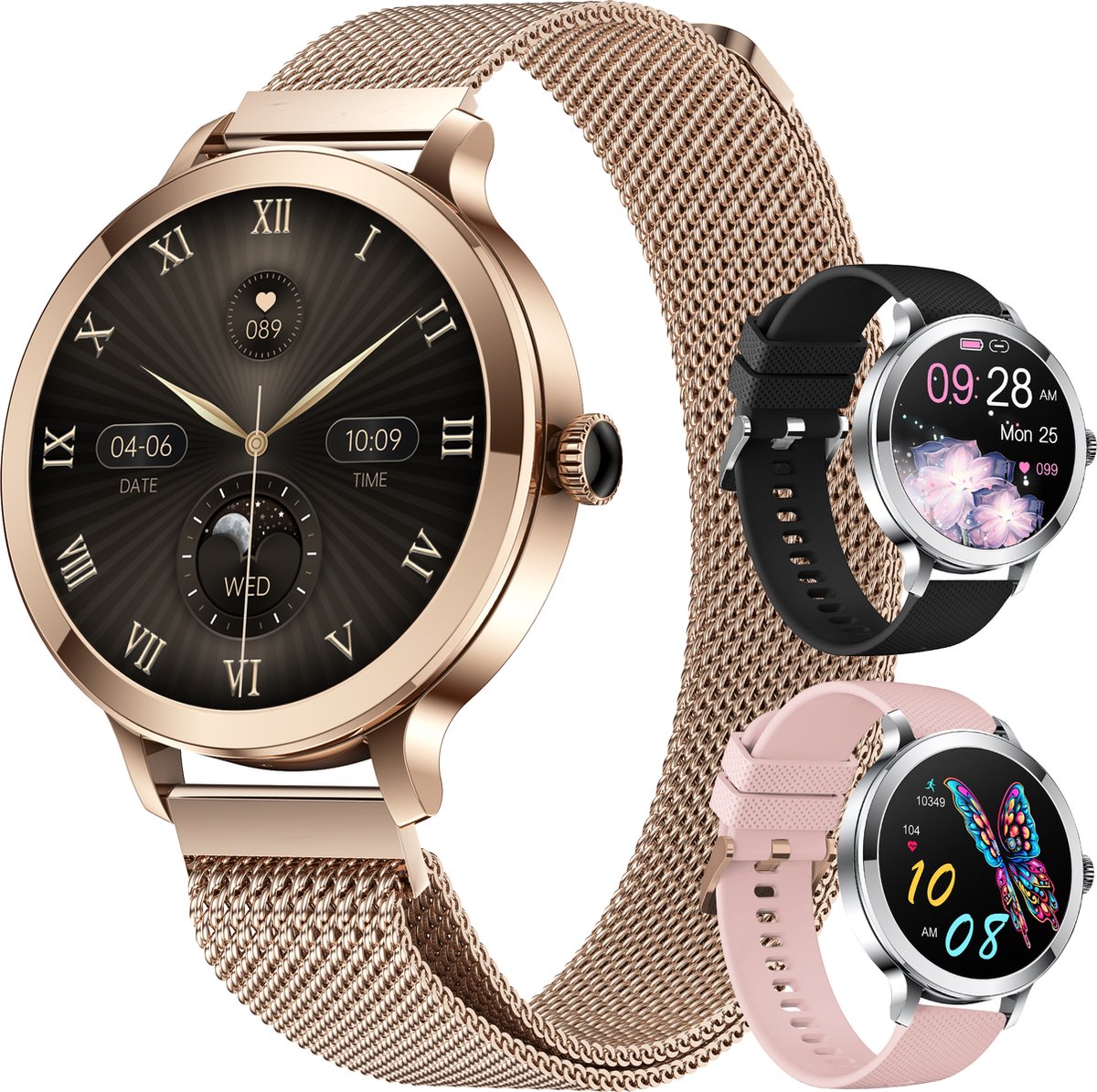 Golden Sound AMOLED Smartwatch voor dames 15