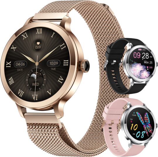 Golden Sound AMOLED Smartwatch voor dames 14
