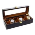 Bewaar je horloges in stijl met deze luxe houten box 28