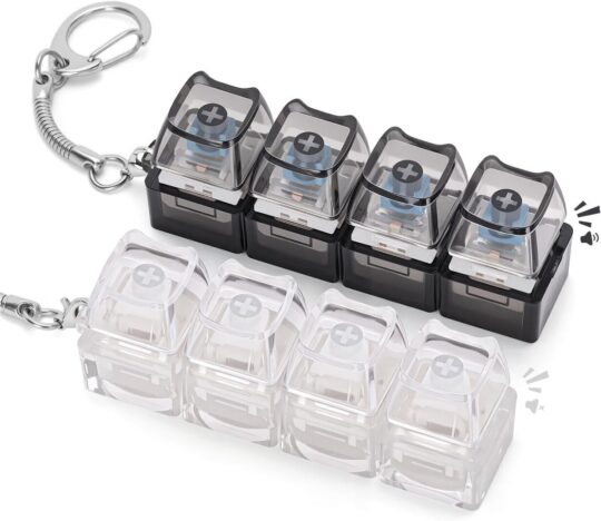 Dé gadget voor ASMR-fans: 4-in-1 Verlichte Keyboard Fidget Set met LED 1