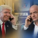 Donald Trump belde persoonlijk met FIFA-baas Gianni Infantino om de rode kaart van Amerikaanse speler Folarin Balogun ongedaan te maken. Een opvallende inmenging in het WK.